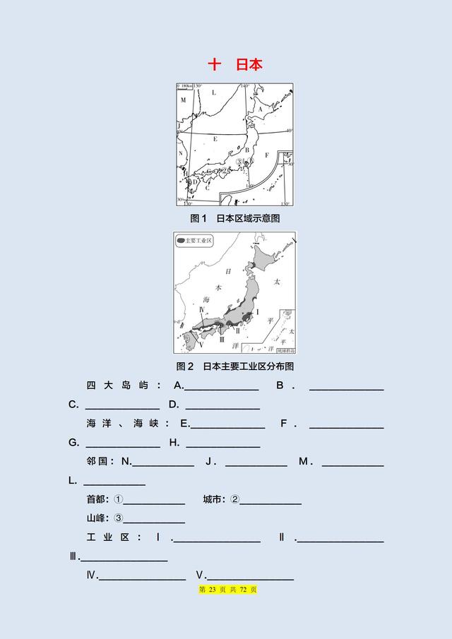 耗时两个月！我将中考地理常考137个知识点，汇总成这篇背诵笔记