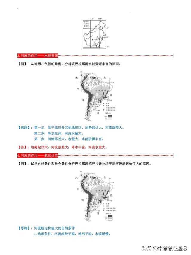 2025︳中考地理简答题思路归纳（上）