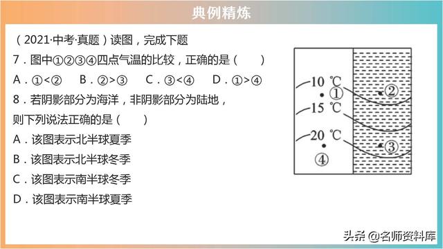 2022年中考地理：典型例题解析